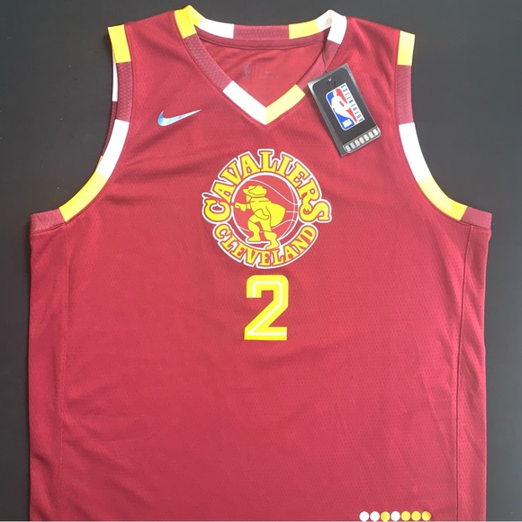 NWT Nike Collin Sexton Cleveland Cavaliers #2 Red City Jersey NBA 75 Diamond YXL - Picture 4 of 5